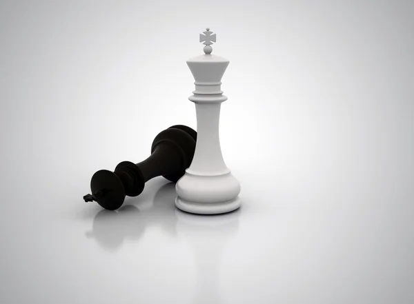 Rey de ajedrez de pie —  Fotos de Stock