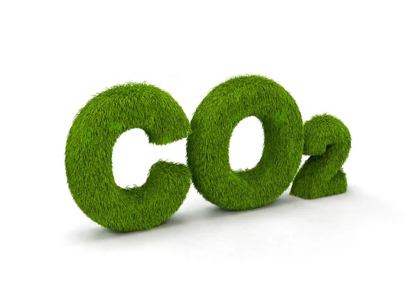 CO2 ілюстрація — стокове фото