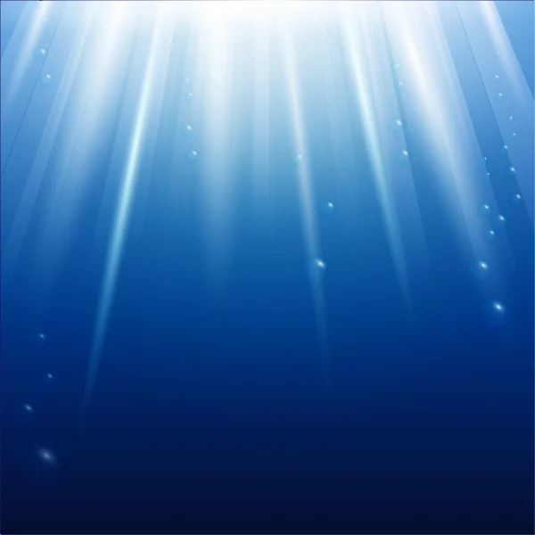 Bajo el agua — Vector de stock