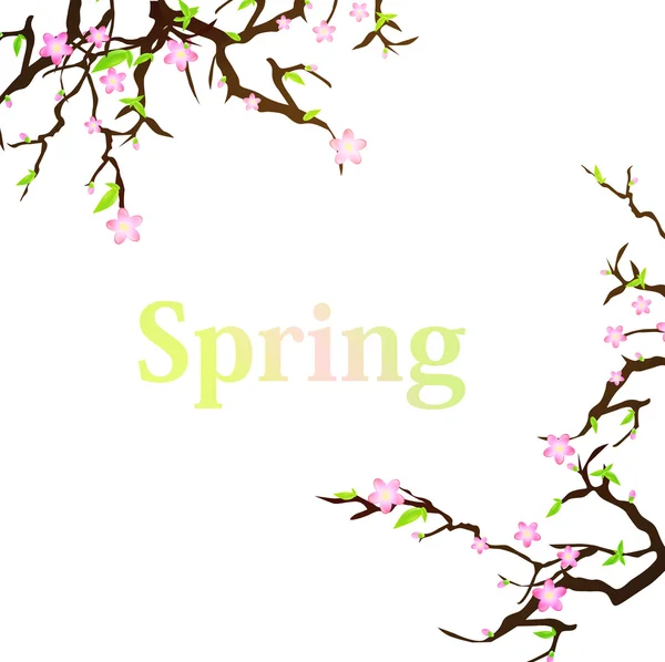 Hintergrund: Frühling — Stockvektor