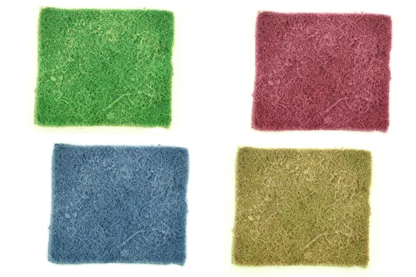Four Color Used Scrub — Stock Photo, Image