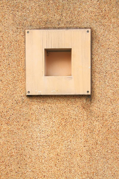Kwadrat Wystrój Bloku Komórek Piasek Ściana — Zdjęcie stockowe