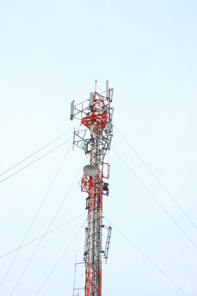 Mobiele Telefoon Antenne Bedraad Voor Stabiele — Stockfoto