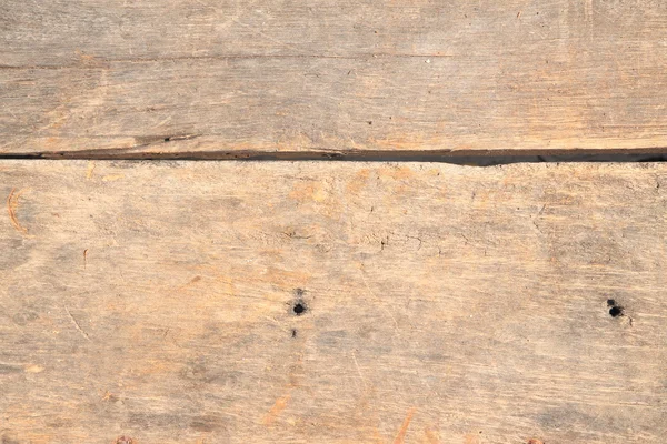 Holz schmutzigen Fußboden der Brücke. — Stockfoto
