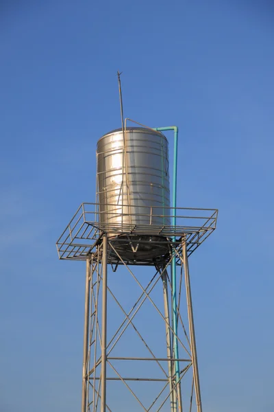 Ståltank Vattentorn — Stockfoto