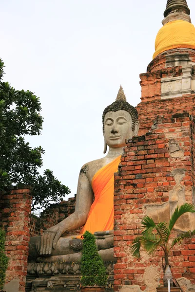 Buddha-statuett – stockfoto