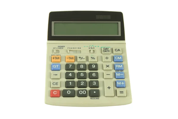 Used gray calculator — Stock Photo, Image
