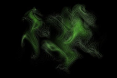 Green smoke clipart