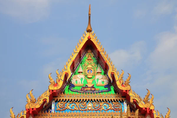 Gable da igreja de Buda — Fotografia de Stock