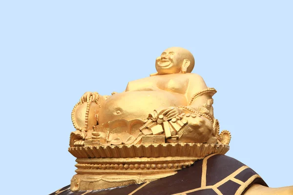 現金での黄金の仏像. — ストック写真