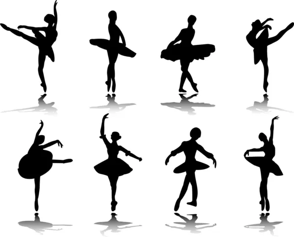 Bailarinas — Vector de stock
