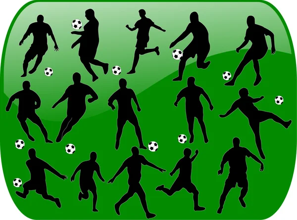 Boutons de football — Image vectorielle