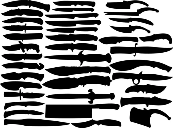 Couteaux — Image vectorielle