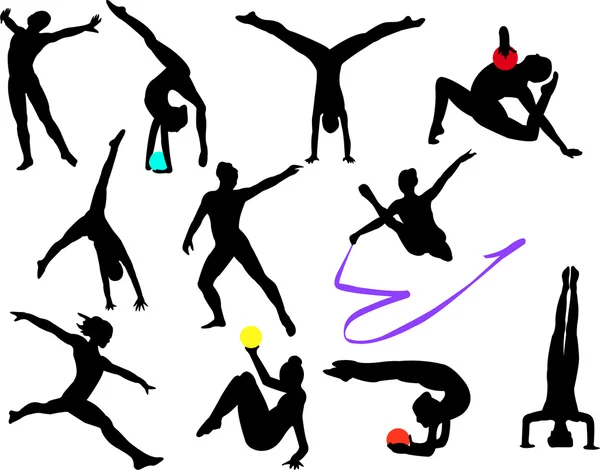 Гімнастика — стоковий вектор