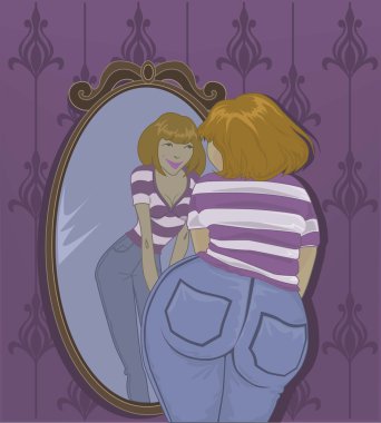 I love my mirror clipart