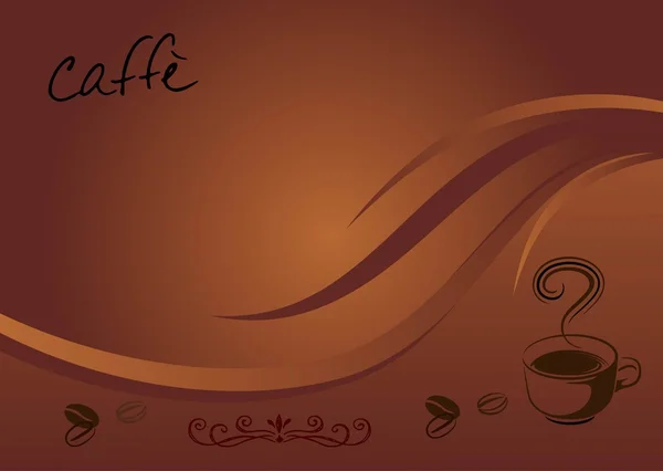 Caffe fond — Image vectorielle