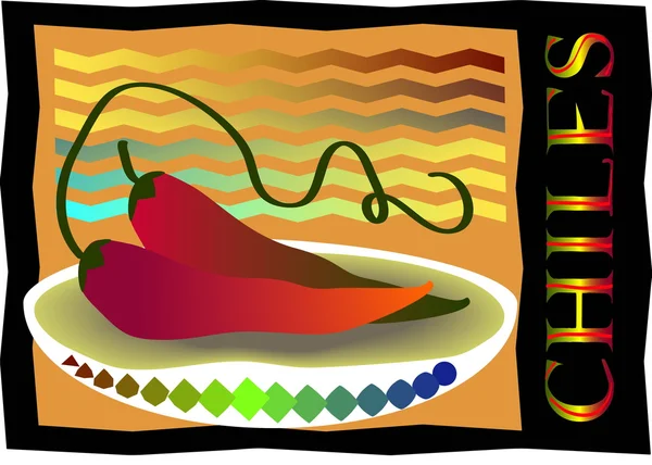 beyaz üzerine iki kırmızı sıcak jalapeno biber