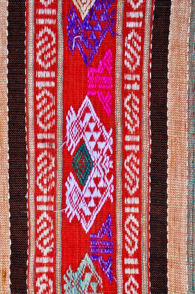 Tajski tkanina wzór — Zdjęcie stockowe