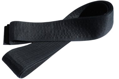 Black belt of master aikido clipart