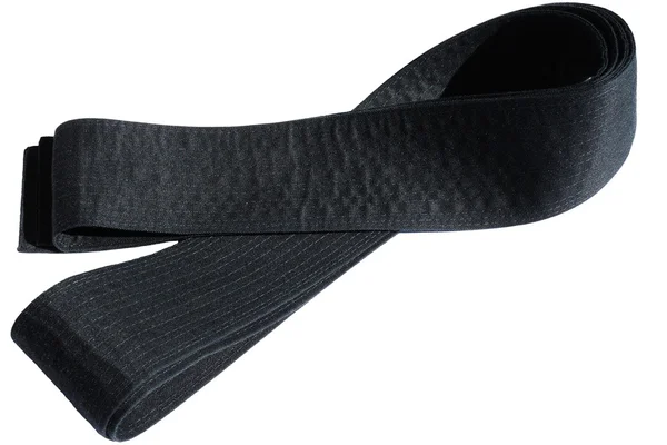 stock image Black belt of master aikido