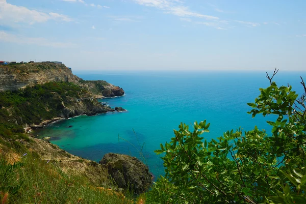 Landschap zee en hemel op de Krim — Stockfoto