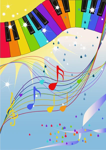 Le Rainbow jazz — Image vectorielle