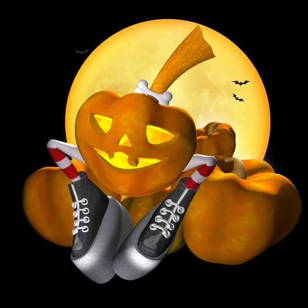 Pretty Halloween pumpkin Royalty Free Stock Images