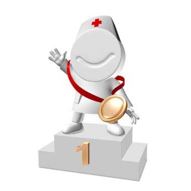 Doctor wins 1st Place clipart