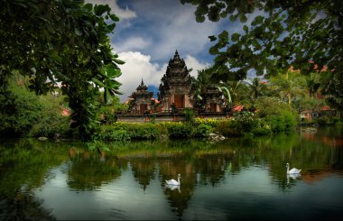 Temple, Bali clipart