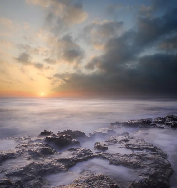 Пляж Закате — стоковое фото
