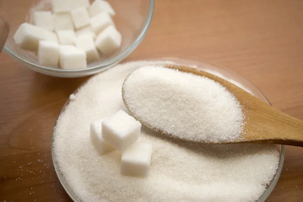 Handful sugar — Stock Photo, Image