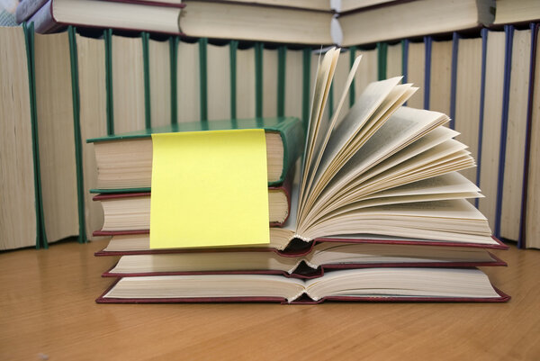 open book on the table