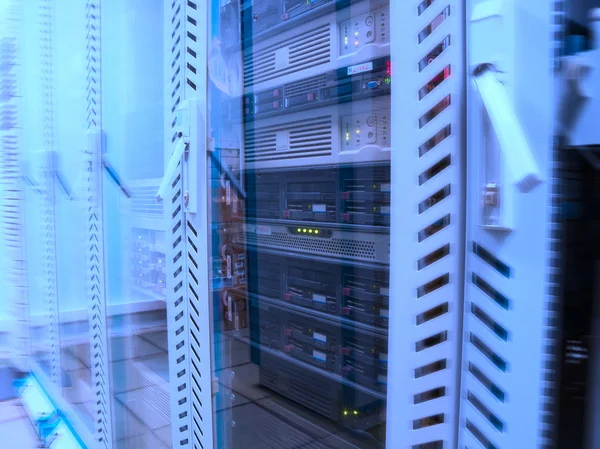 Серверы в центре обработки данных Стоковое Фото
