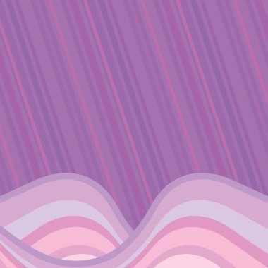 Abstract background with multicolored waves clipart