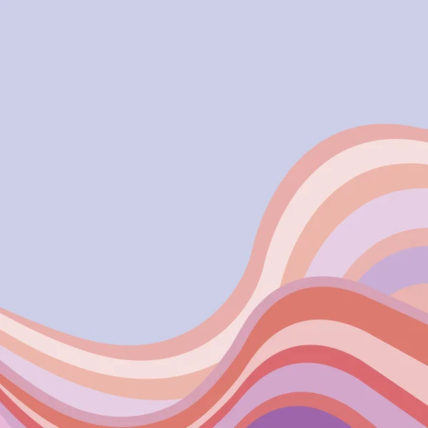 Abstrakt baggrund med flerfarvede bølger – Stock-vektor