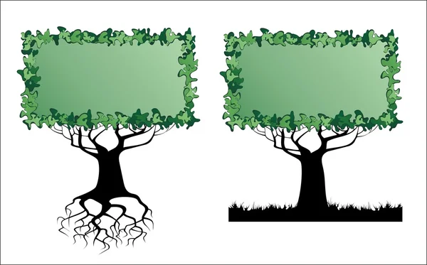 Drzewo - banery — Wektor stockowy