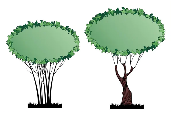 Drzewo - banery — Wektor stockowy