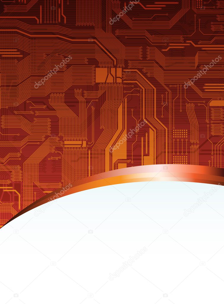 Technology theme vector background
