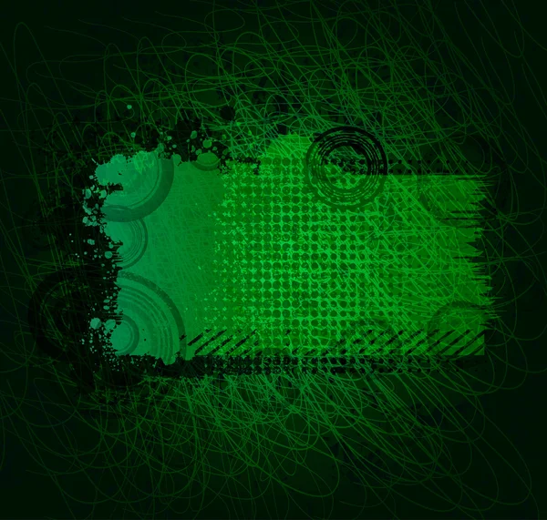 Bannière Vectorielle Abstraite Avec Texture Grunge Eps10 — Image vectorielle