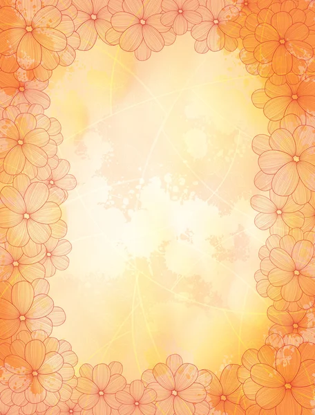 Cadres Vectoriels Style Floral Eps10 — Image vectorielle