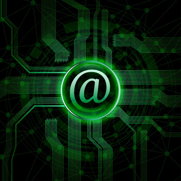 Soyut Email Tema Tasarlamak Eps10 — Stok Vektör