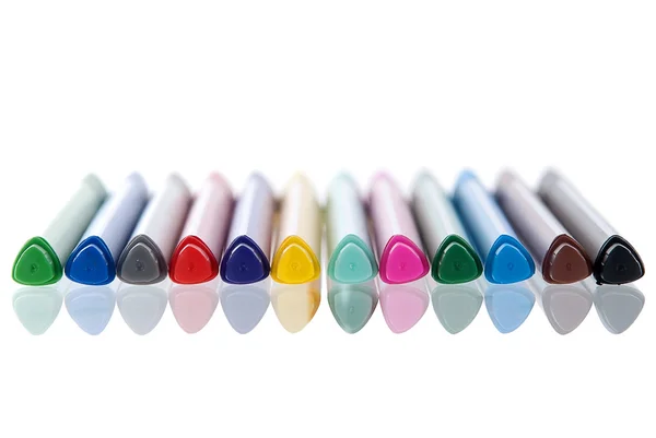 stock image Colored felt pens