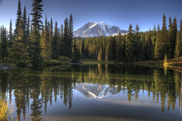 stock image Mount McKinley and Reflection Lake