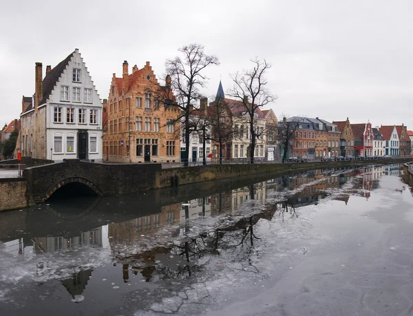 Brugge in winter — Stock Photo, Image