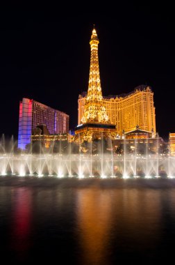 Eiffel tower in Las Vegas clipart