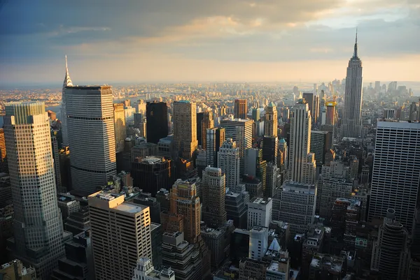 New York şehrinin silüeti Stok Fotoğraf