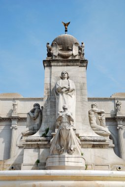 The Columbus Statue, Union station, Washington dc clipart