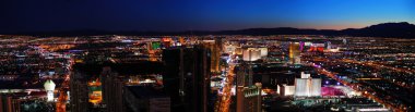 Las Vegas City skyline panorama clipart