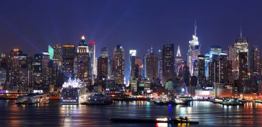 New York Şehri Manhattan ufuk çizgisi