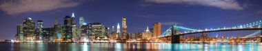 New York'un manhattan skyline panorama